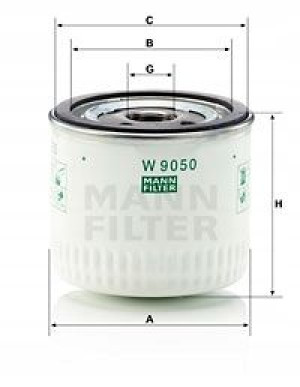 W 9050 MANN-FILTER Filtr oleju