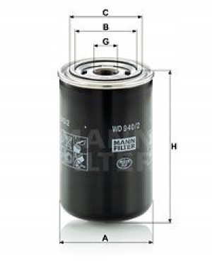WD 940/2 MANN-FILTER Filtr oleju