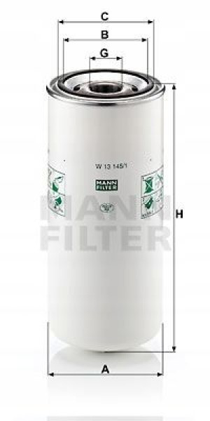 W 13 145/1 MANN-FILTER Filtr oleju