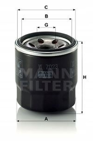 W 7023 MANN-FILTER Filtr oleju