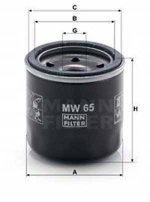 MW 65 MANN-FILTER Filtr oleju