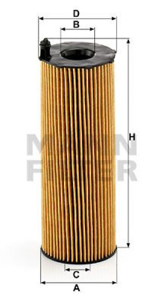 HU 8001 x MANN-FILTER Filtr oleju