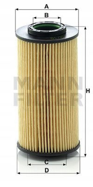 HU 712/10 x MANN-FILTER Filtr oleju