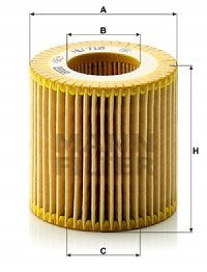 HU 710 x MANN-FILTER Filtr oleju
