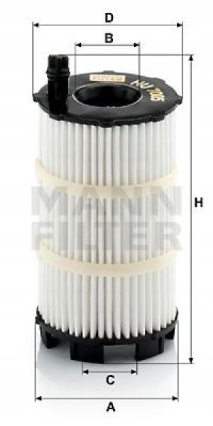 HU 7005 x MANN-FILTER Filtr oleju