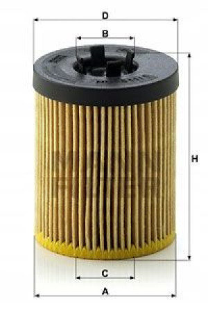 HU 611/1 x MANN-FILTER Filtr oleju