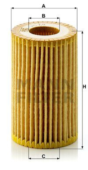 HU 611 x MANN-FILTER Filtr oleju