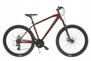 Rower Mtb 27,5 Kands Mercury Tarcza 16'' Bordowy