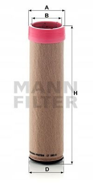 CF 990/2 MANN-FILTER Filtr powietrza wtórnego