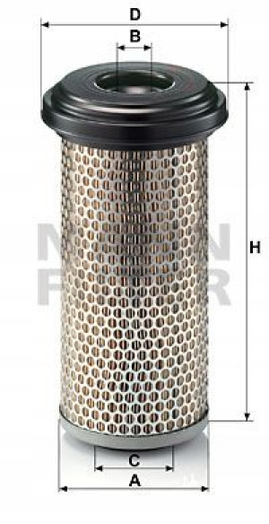 C 13 114 MANN-FILTER Filtr powietrza