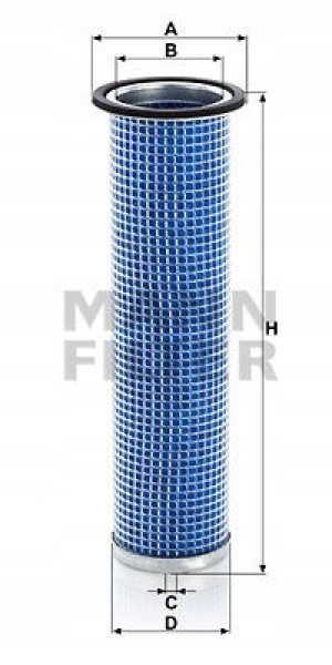 CF 75/1 x MANN-FILTER Filtr powietrza wtórnego