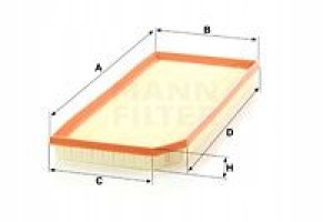 C 41 002 MANN-FILTER Filtr powietrza