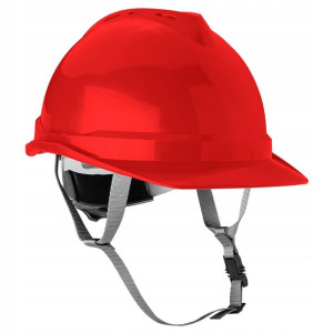 Hełm kask przemysłowy ochronny lekki czerwony, NEO 97-224