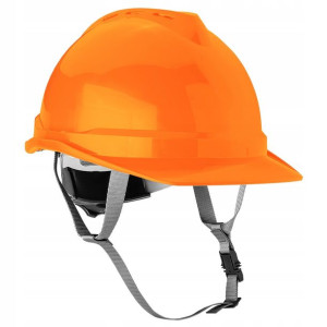 Hełm kask przemysłowy ochronny lekki pomarańczowy 97-225