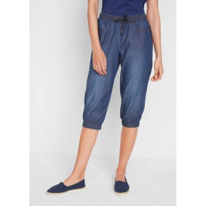 Bonprix Bawełniane Jeansy Capri Ze Ściągaczami 42-44 940388