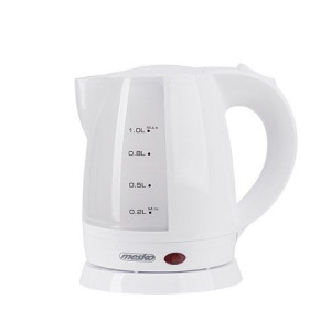 Mesko Kettle Ms 1276 Standard, Plastic, White, 1600 W,