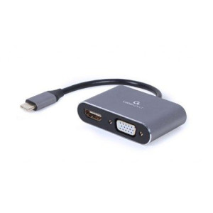 Cablexpert Usb Type-c To Hdmi And Vga Display Adapter A-usb3c-hdmivga-01