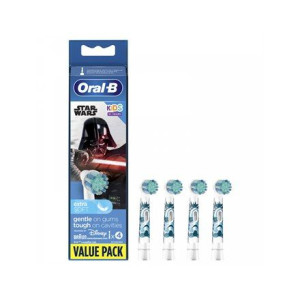 Oral-b Electric Toothbrush Heads, Star Wars Eb10s-4 Heads, For Kids,