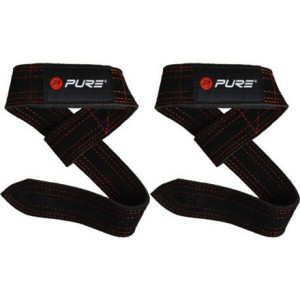 Pure2improve Buffalo Lifting Straps Black