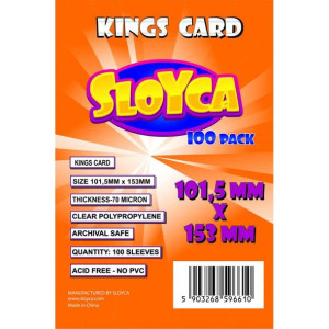 SLOYCA Koszulki Kings Card 101,5x153mm 100 szt.
