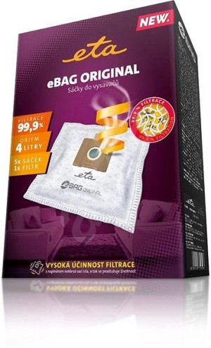 Eta Vacuum Cleaner Bags Original Eta960068000 Accessory Set,