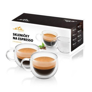 Eta Espresso Cups Eta518091000 For Espresso Coffee,dishwasher Proof,glass