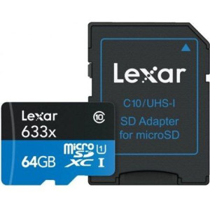Lexar 64gb High-performance 633x Microsdhc Uhs-i, Do 100mb/s Odczyt