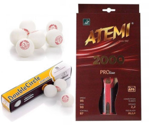 Zestaw Rakietka Do Tenisa Atemi 2000 Cv Piłeczki