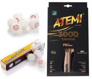 Zestaw Rakietka Do Tenisa Atemi 3000 An Piłeczki