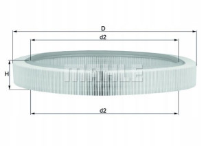 KNECHT LX 61 Filtr powietrza