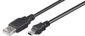 Goobay Kabel Usb 2.0 Hi-speed 50768 3 M,usb 2.0 Mini Męskie, Usb 2.0 Męskie