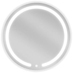 Mexen Rose lustro łazienkowe podświetlane, okragłe 60 cm, LED, antypara