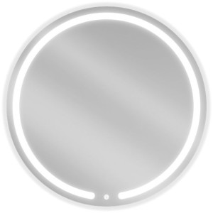 Mexen Rose lustro łazienkowe podświetlane, okrągłe 80 cm, LED, antypara