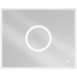 Mexen Koga lustro łazienkowe podświetlane 100 x 80 cm, LED 6000K, antypara