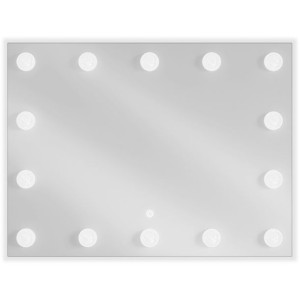 Mexen Dona lustro łazienkowe podświetlane 80 x 60 cm, LED 6000K, antypara