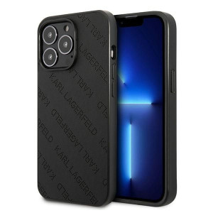 Oryginalne Etui Karl Lagerfeld Perforated Allover Iphone 13 Pro Czarny