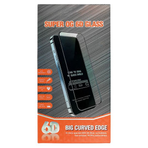 Hartowane Szkło Full Glue 6d Do Iphone 11 Pro Max Czarne - Pakiet 10 Sztuk
