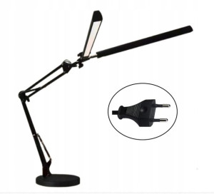 Lampka Kreślarska Lampa Biurkowa Podwójna Stojak