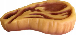 Gumowa Zabawka Mięsko Z Piszczałką Dla Psa 11 Cm