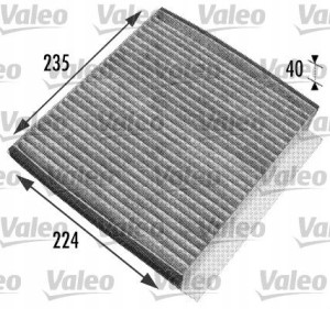 VALEO 698778 Filtr, wentylacja przestrzeni pasażer