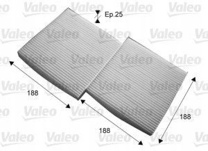 VALEO 715714 Filtr, wentylacja przestrzeni pasażer