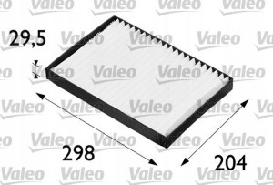 VALEO 698606 Filtr, wentylacja przestrzeni pasażer