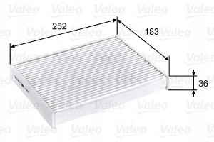VALEO 715803 Filtr, wentylacja przestrzeni pasażer