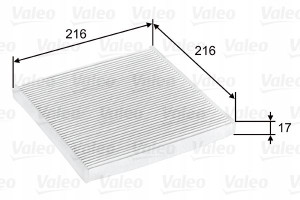 VALEO 698796 Filtr, wentylacja przestrzeni pasażer