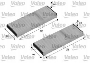 VALEO 715500 Filtr, wentylacja przestrzeni pasażer