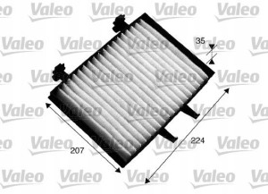 VALEO 715547 Filtr, wentylacja przestrzeni pasażer