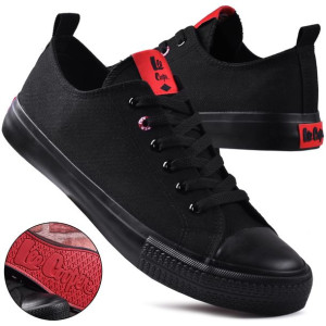 Buty Męskie Lee Cooper Trampki czarne (LCW-22-31-0912) - 44