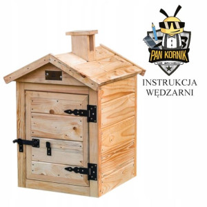 Komora wędzarnicza z daszkiem solidna impregnacja olej lniany
