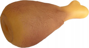 Gumowy Gryzak Udko Z Piszczałką Dla Psa 13cm