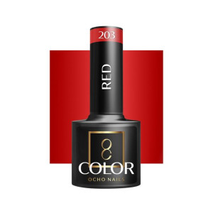 Ocho Nails Lakier Hybrydowy Red 203 -5 G